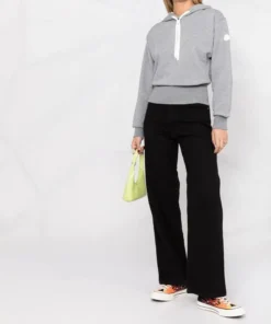 Moncler 'Cut-Out Logo Hoodie'