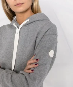 Moncler 'Cut-Out Logo Hoodie'