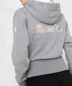 Moncler 'Cut-Out Logo Hoodie'