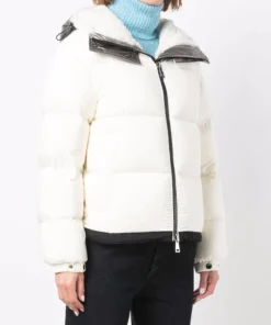 Moncler White 'Bufonie' Jacket