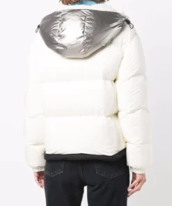 Moncler White 'Bufonie' Jacket