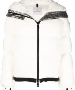 Moncler White 'Bufonie' Jacket