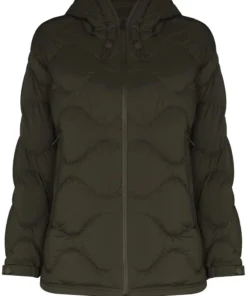 Moncler Military Green 'Lepturus' Hooded Bomber Jacket