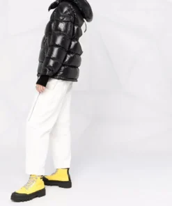 Moncler Black 'Fustet' Padded Jacket