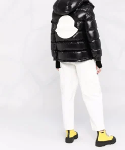 Moncler Black 'Fustet' Padded Jacket