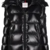 Moncler Black 'Fustet' Padded Jacket