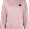 Moncler Pink And Black 'Contrasting Sleeve Sweater'