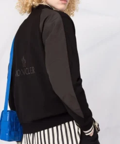 Moncler Black 'Contrasting Sleeve Sweater'