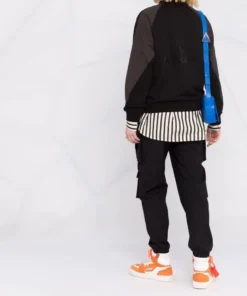 Moncler Black 'Contrasting Sleeve Sweater'