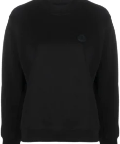 Moncler Black 'Contrasting Sleeve Sweater'