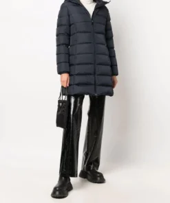 Moncler Dark Navy 'Gie' Padded Coat