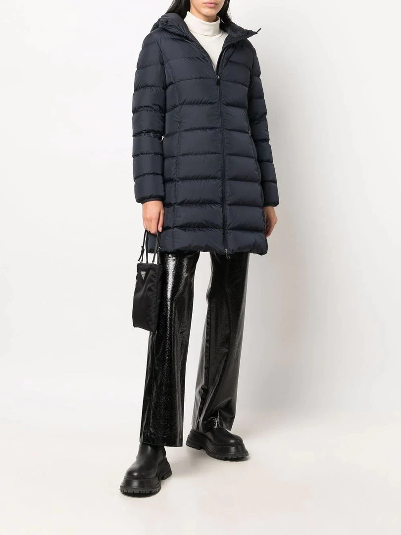 Moncler Dark Navy 'Gie' Padded Coat 4 Moncler Dark Navy 'Gie' Padded Coat