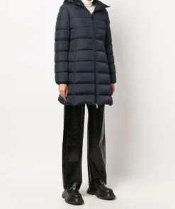 Moncler Dark Navy 'Gie' Padded Coat 9 Moncler Dark Navy 'Gie' Padded Coat