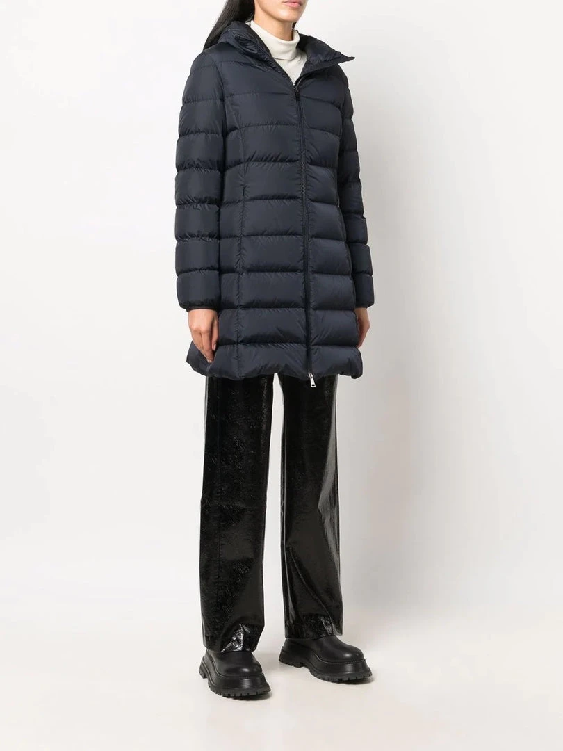 Moncler Dark Navy 'Gie' Padded Coat 5 Moncler Dark Navy 'Gie' Padded Coat