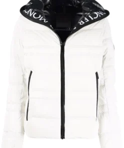 Moncler White 'Tharon' Jacket