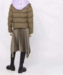 Moncler Green And Lilac 'Loctudy' Jacket