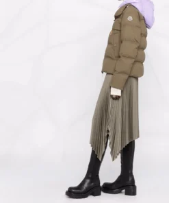 Moncler Green And Lilac 'Loctudy' Jacket