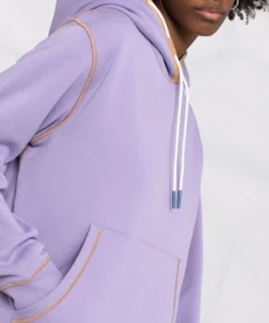 Moncler Purple And Beige 'Contrasting Trim Hoodie' 10 Moncler Purple And Beige 'Contrasting Trim Hoodie'