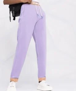 Moncler Purple And Beige 'Contrasting Trim Tracksuit Bottoms' 14 Moncler Purple And Beige 'Contrasting Trim Tracksuit Bottoms'