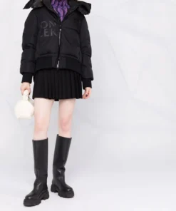 Moncler Black 'Homogyne' Bomber Jacket