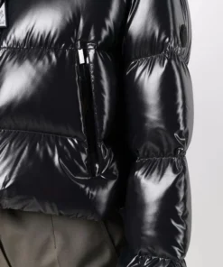 Moncler Black 'Jasione' Puffer Jacket