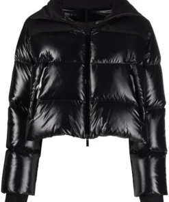 Moncler Black 'Jasione' Puffer Jacket