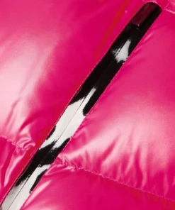 Moncler Pink And Black 'Jasione' Puffer Jacket