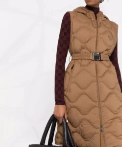 Moncler Brown 'Liveche' Sleeveless Coat 12 Moncler Brown 'Liveche' Sleeveless Coat