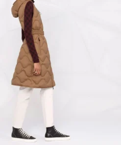 Moncler Brown 'Liveche' Sleeveless Coat 13 Moncler Brown 'Liveche' Sleeveless Coat