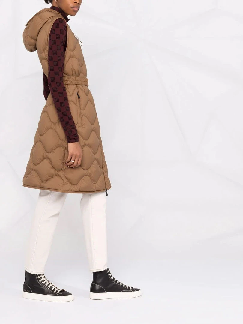 Moncler Brown 'Liveche' Sleeveless Coat 6 Moncler Brown 'Liveche' Sleeveless Coat