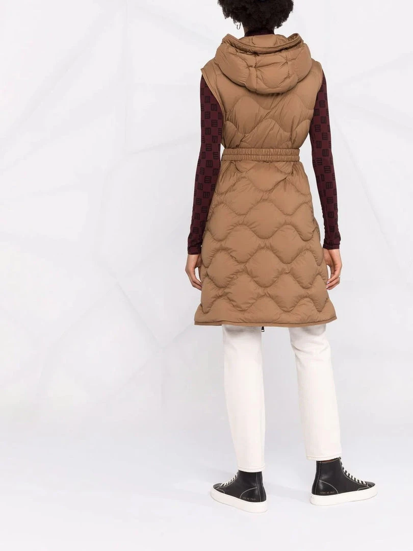 Moncler Brown 'Liveche' Sleeveless Coat 8 Moncler Brown 'Liveche' Sleeveless Coat