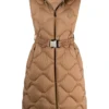 Moncler Brown 'Liveche' Sleeveless Coat