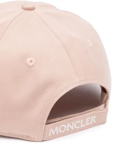 Moncler Pink 'Logo Patch Baseball Cap'