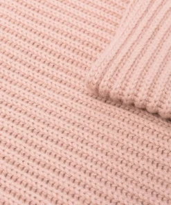 Moncler Pink 'Love Logo Patch Scarf'