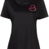 Moncler Black 'Love Logo Patch T-shirt'