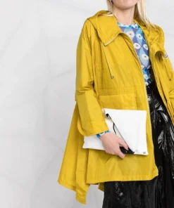 Moncler Yellow 'Printseps' Rain Poncho