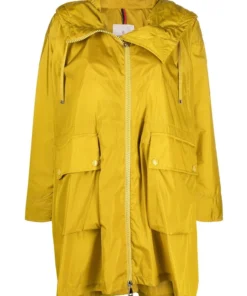 Moncler Yellow 'Printseps' Rain Poncho