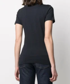 Moncler Navy 'Front Logo Embroidered T-shirt' 10 Moncler Navy 'Front Logo Embroidered T-shirt'