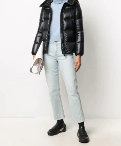 Moncler Black 'Seritte' Puffer Jacket