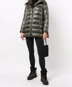 Moncler Khaki 'Suyen' Coat