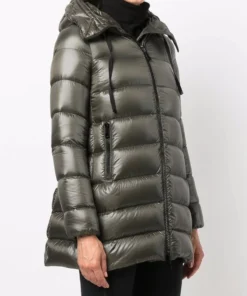Moncler Khaki 'Suyen' Coat