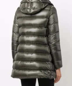 Moncler Khaki 'Suyen' Coat
