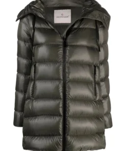 Moncler Khaki 'Suyen' Coat