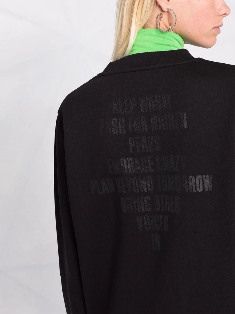 Moncler Black 'Back Graphic Text Sweater' 9 Moncler Black 'Back Graphic Text Sweater'