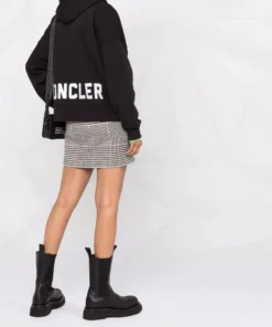 Moncler Black 'Logo Detail Hoodie'