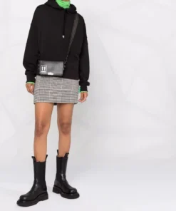 Moncler Black 'Logo Detail Hoodie'