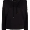 Moncler Black 'Logo Detail Hoodie' 2 Moncler Black 'Logo Detail Hoodie'