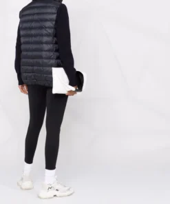 Moncler Navy 'Padded Zip-Up Jacket'