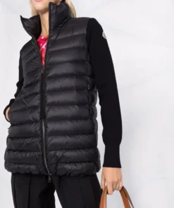 Moncler Black 'Padded Zip-Up Jacket'