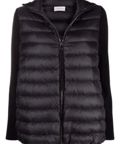 Moncler Black 'Padded Zip-Up Jacket'